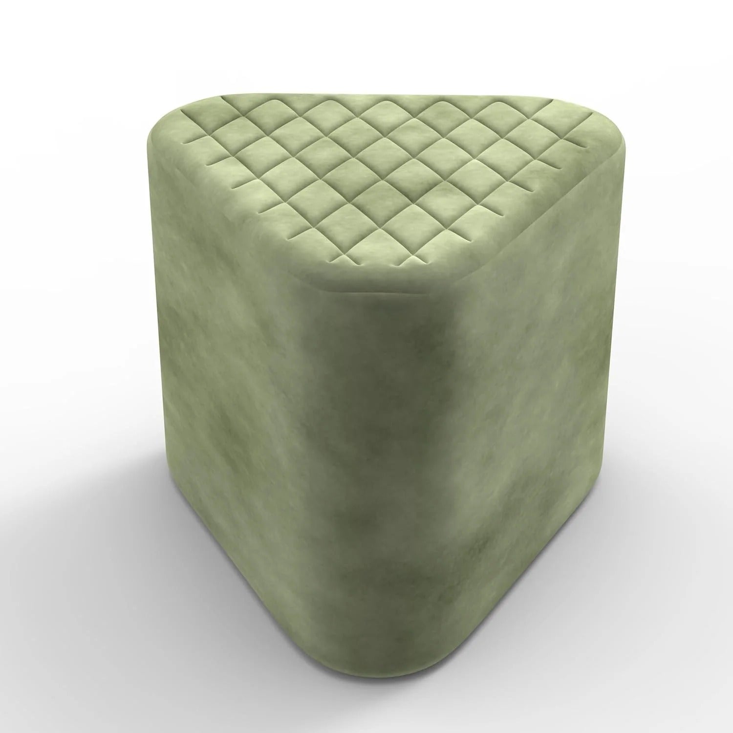 Sage Diamond Pouffe
