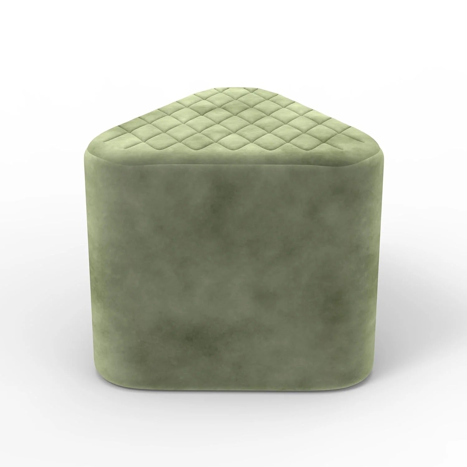 Sage Diamond Pouffe