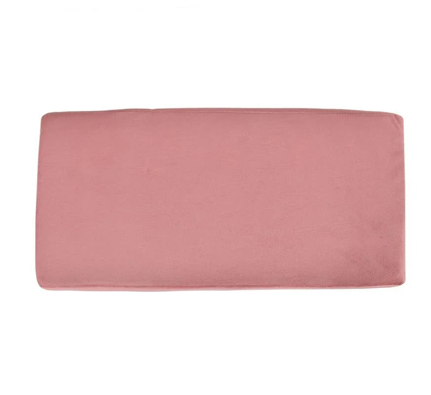 Rosy Luxe Ottoman Bench