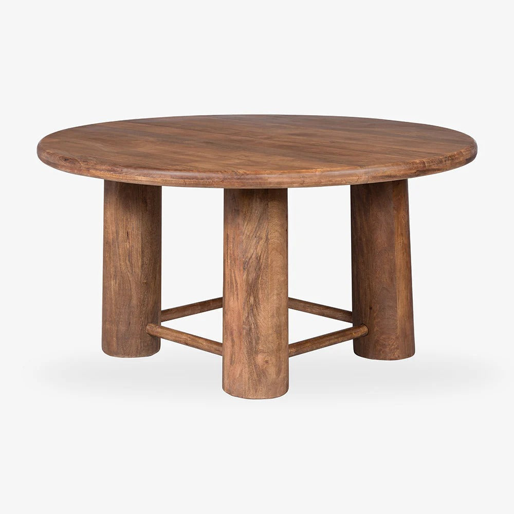 Midnight Column Round Dining Table