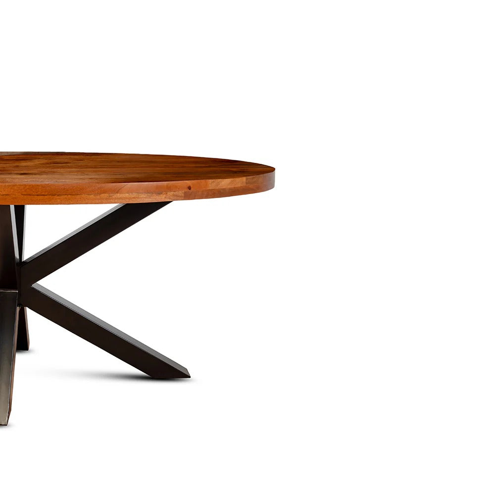 Haven Cross Round Dining Table