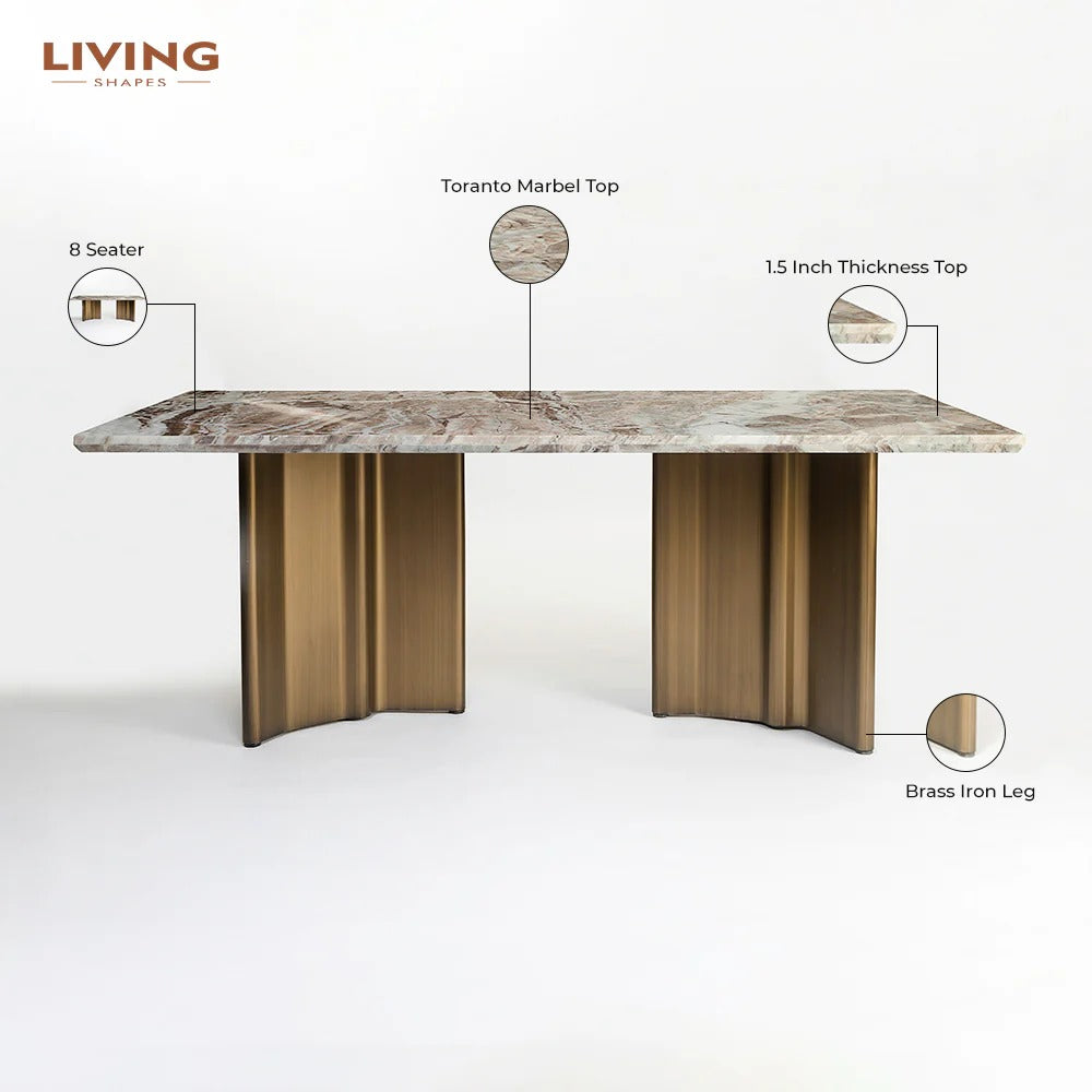 Baswada Luxe 8-Seater Table