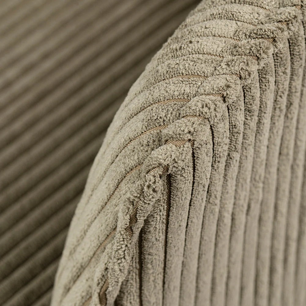 Ribbed Fabric Arm Chair