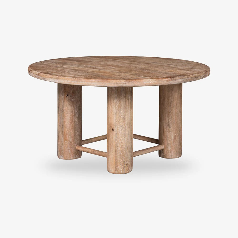 Midnight Column Round Dining Table