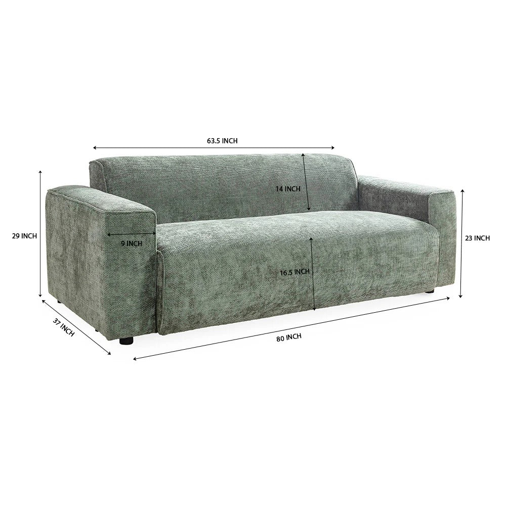 Moss Nest Comfort 3 seater sofa