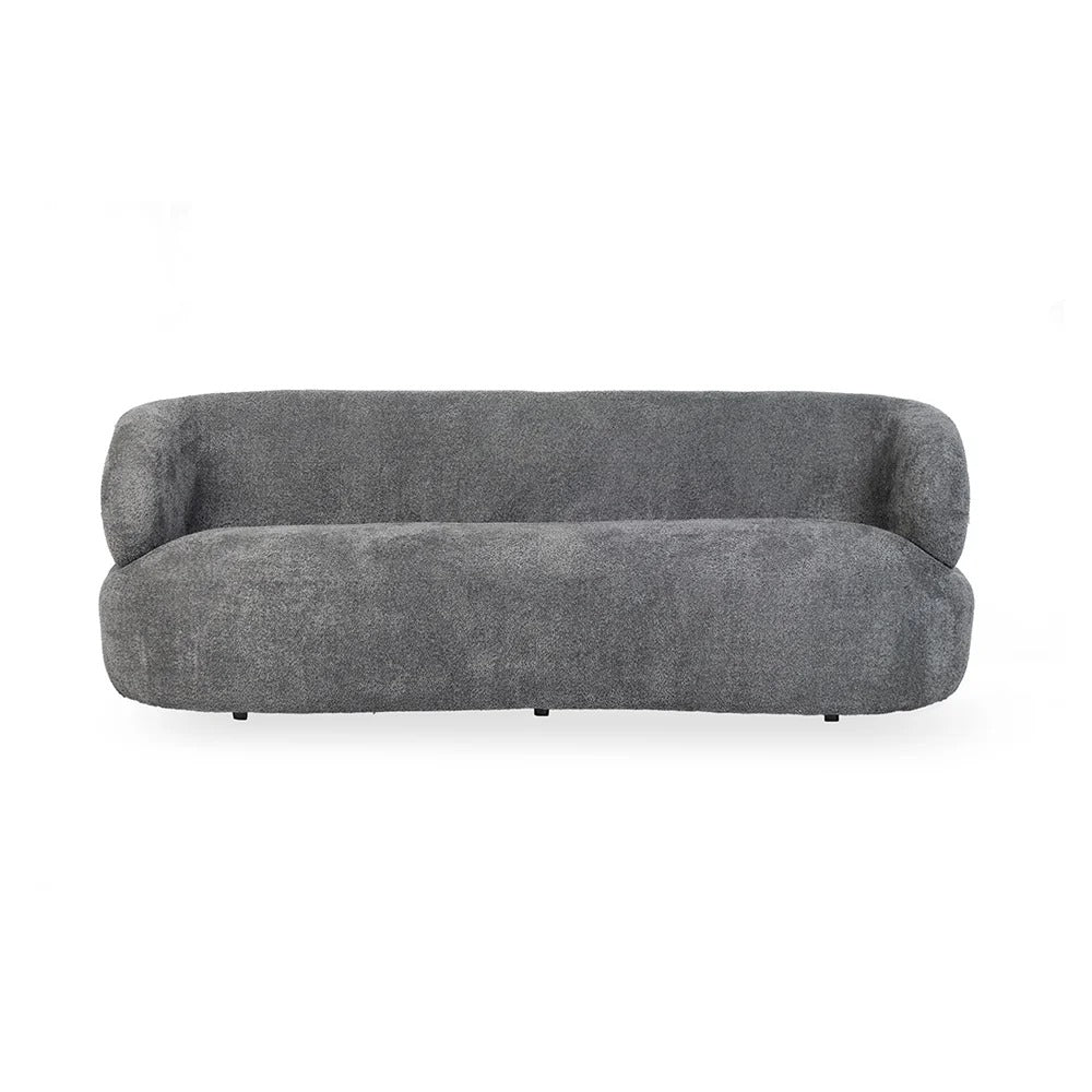 Velvet Moss Interiors curve sofa