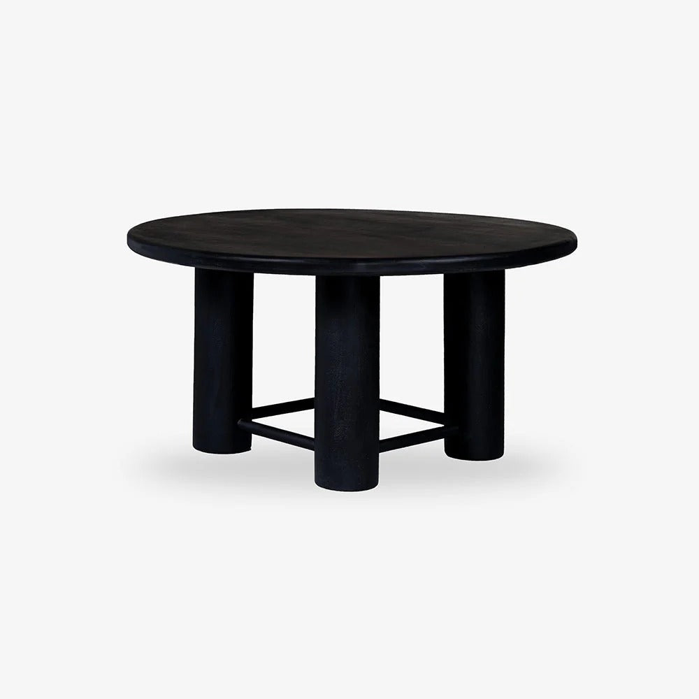 Midnight Column Round Dining Table