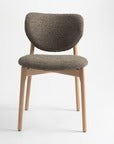 Curved Back Nordic Dining Chair