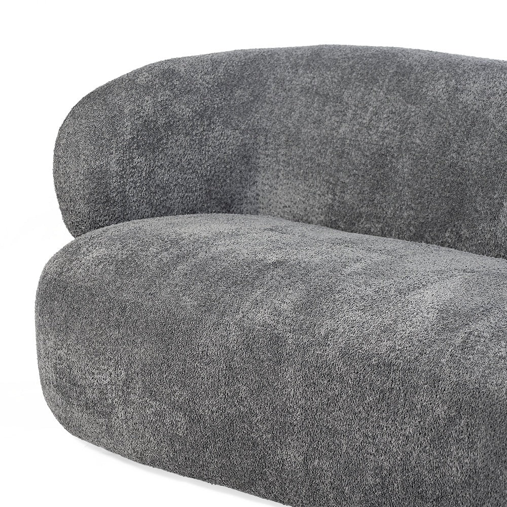 Velvet Moss Interiors curve sofa