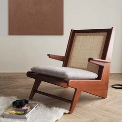 The Oak & Weave Relax Lounge Chair