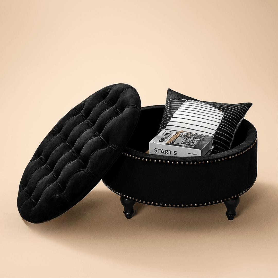Regent Tufted Storage Pouffe