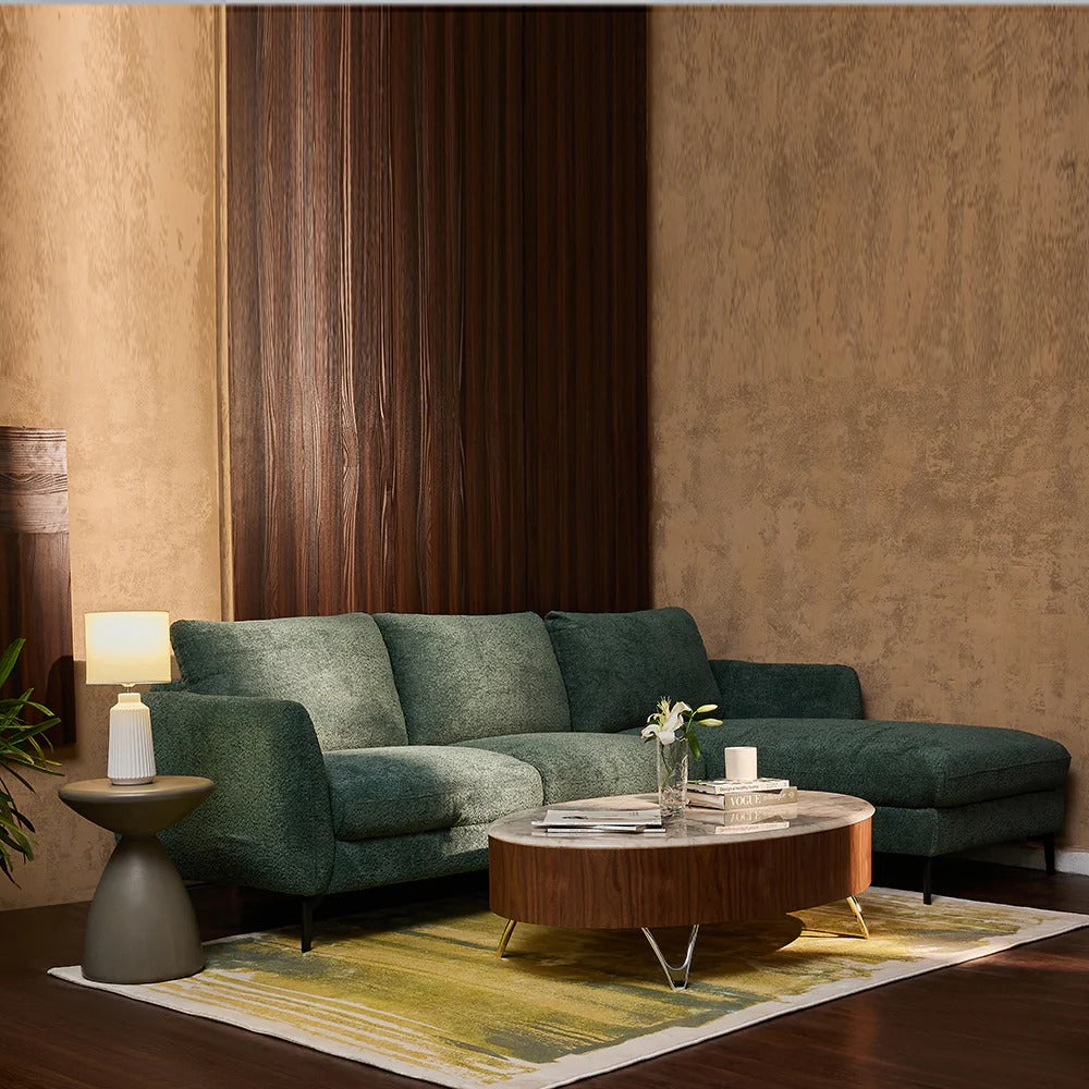 Emerald Retreat L-Shaped Sectional Sofa