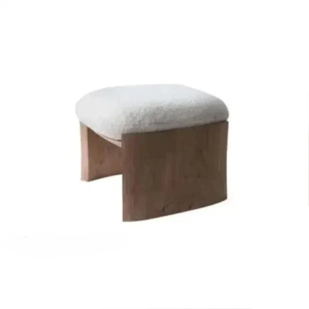 Minimal Wooden Cushioned Bench