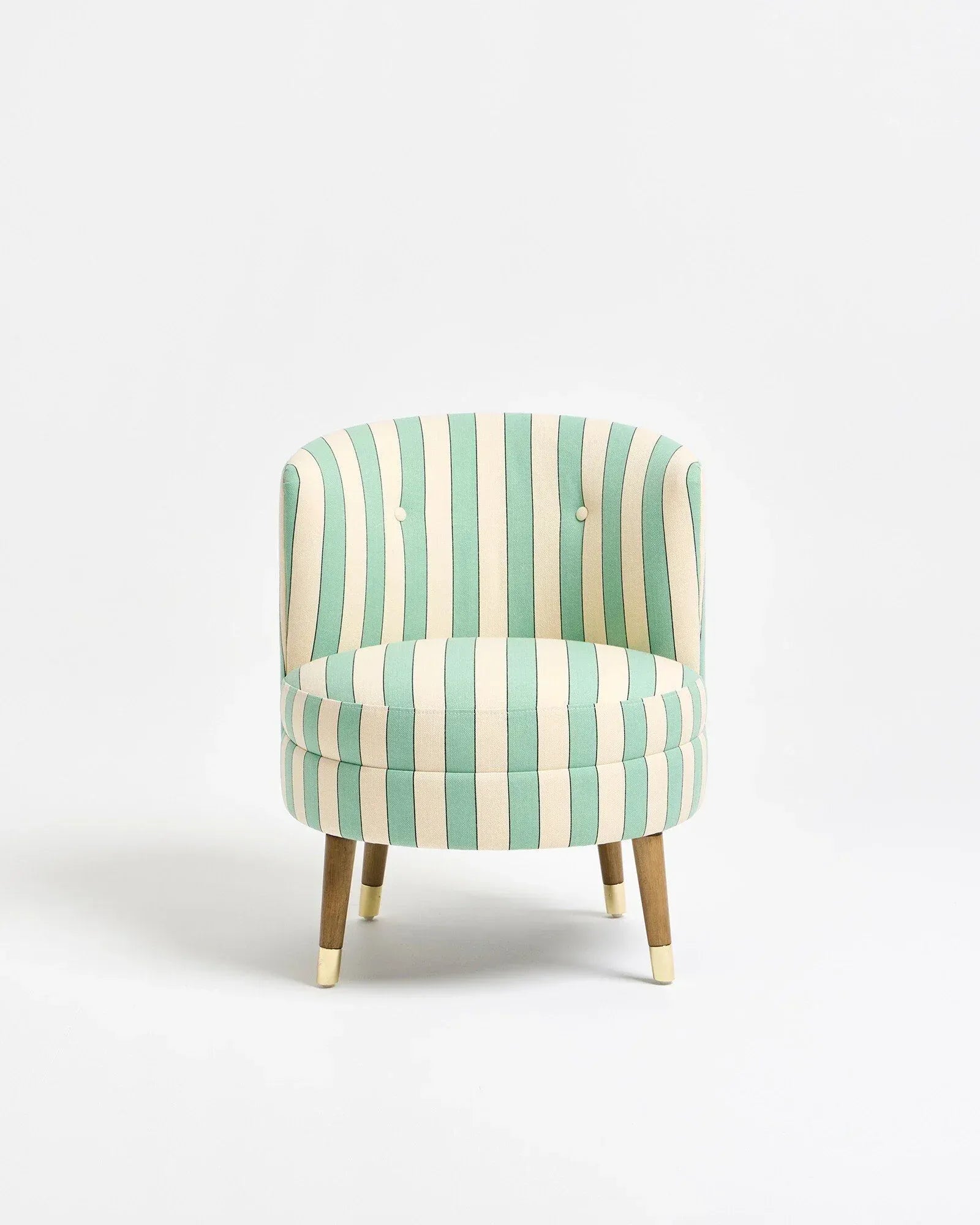 B37 Barrel Accent Chair – Playful Green