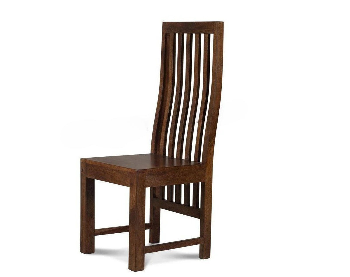 High Back Sheesham Wood Restaurant Dining Chair