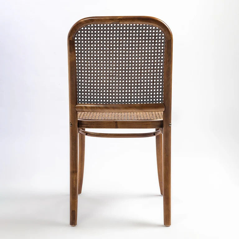 Vintage Rattan Cafe Side Dining Chair