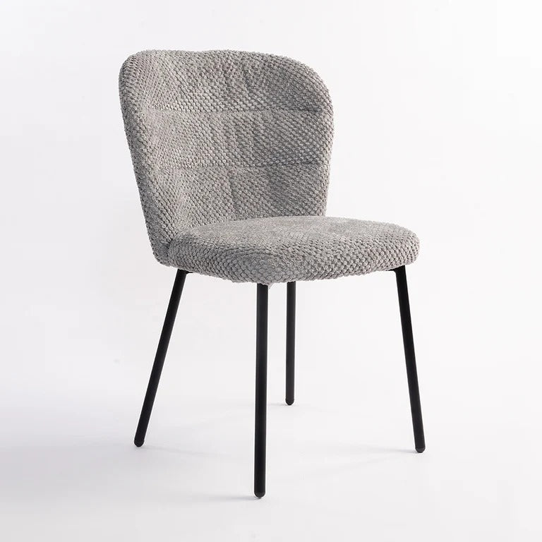 Textured Grey Dining Chair