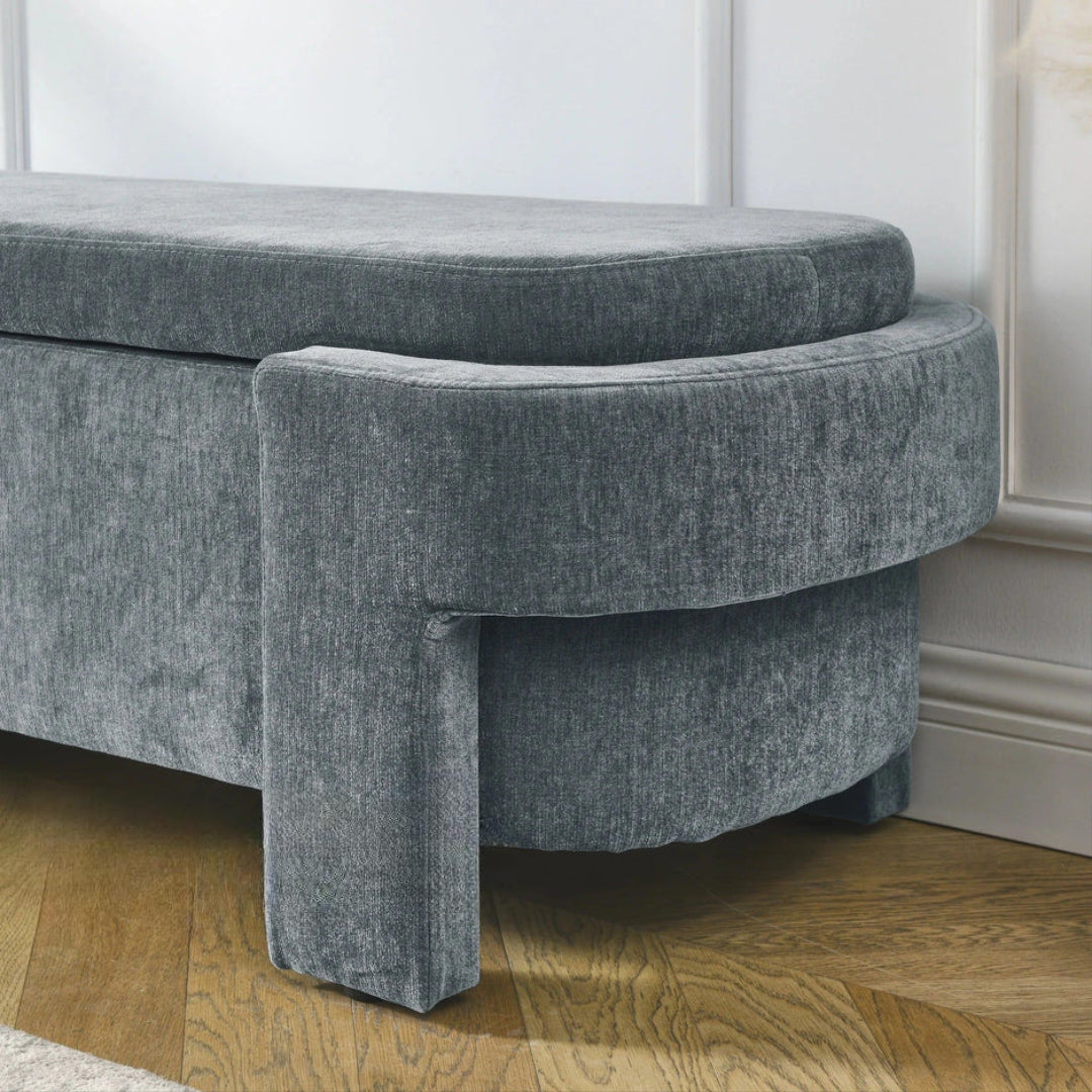 Lunaro Luxe Fabric Bench