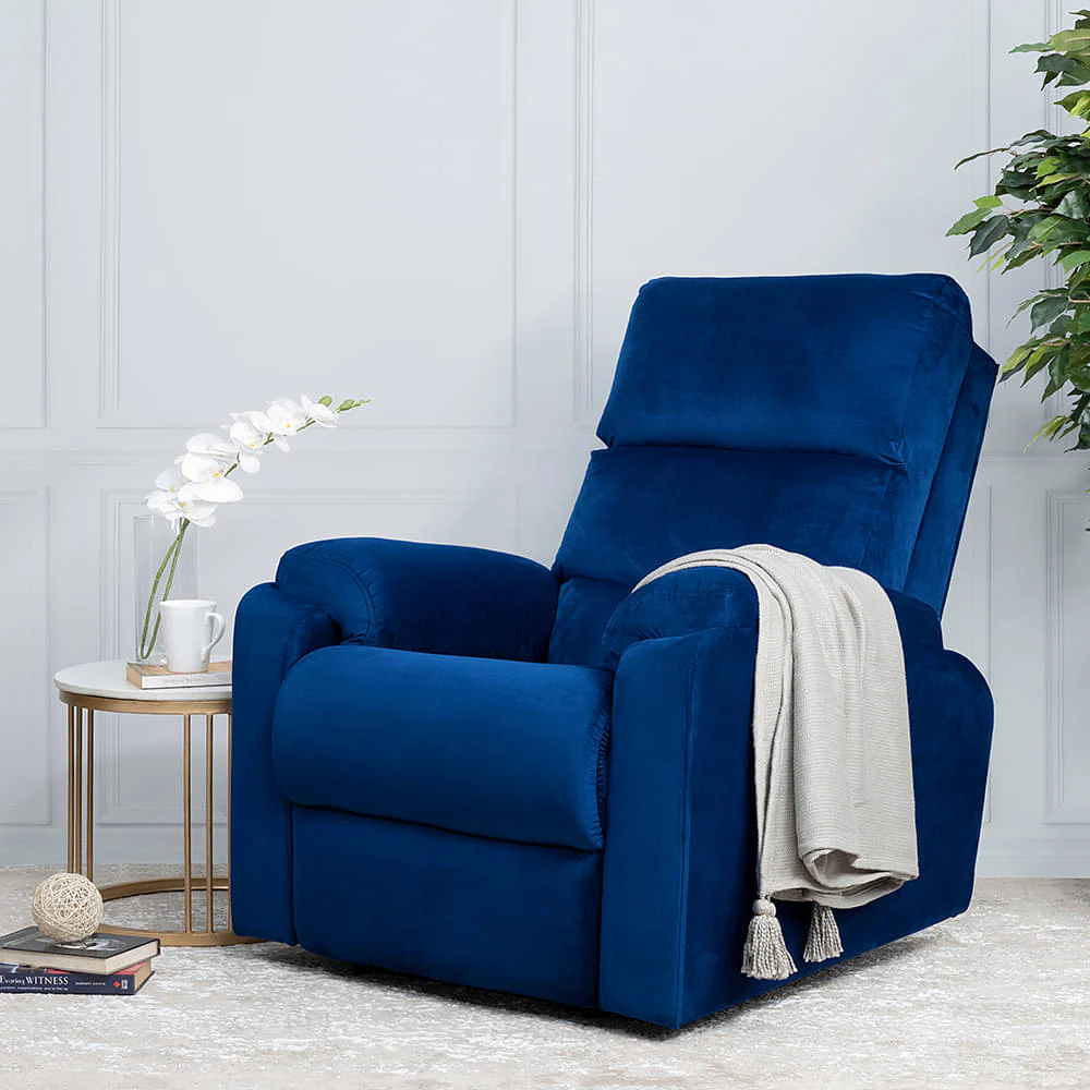 Velvet Ease Living  1 Seater Recliner