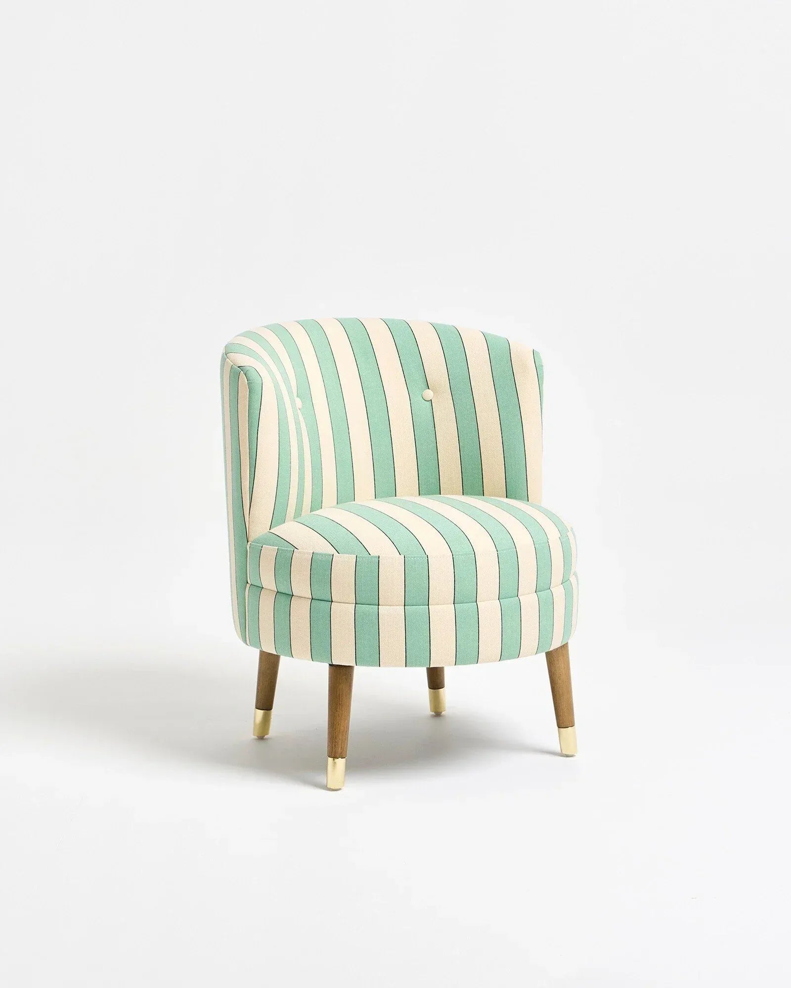 B37 Barrel Accent Chair – Playful Green