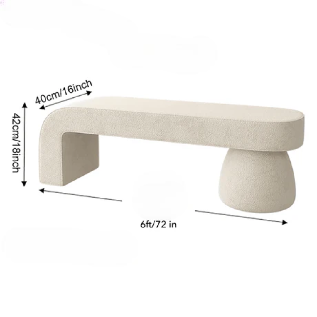 Solace Sculpted Bench