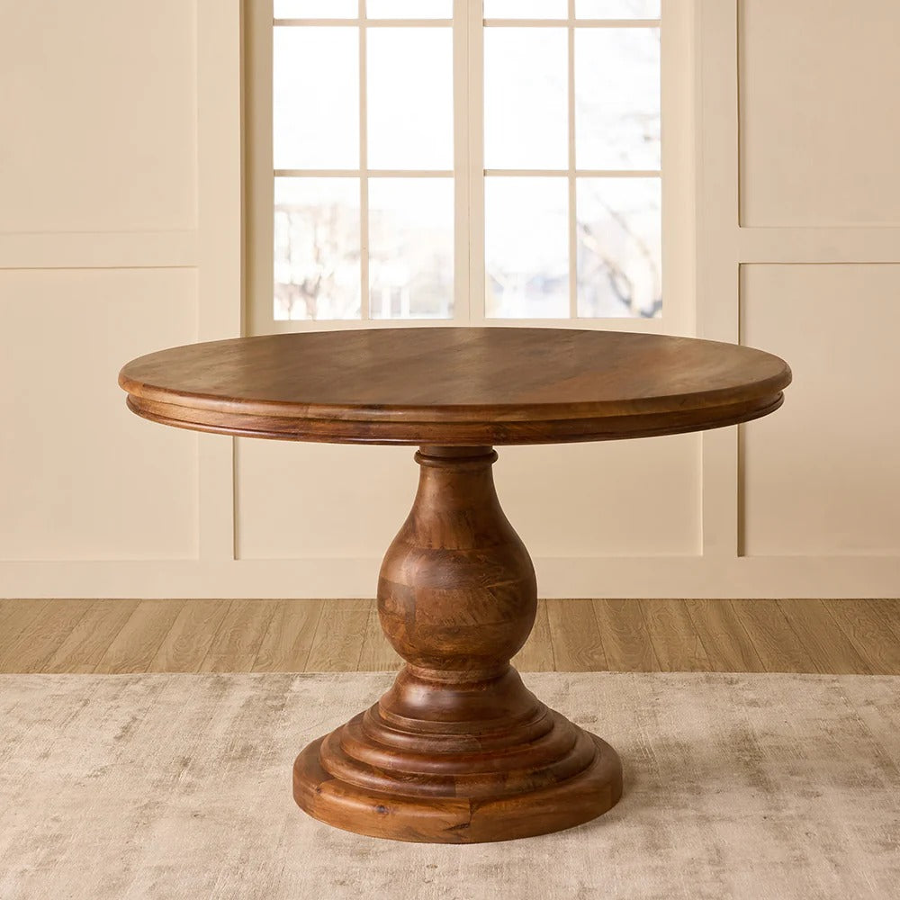 Heritage Mango Round Dining Table