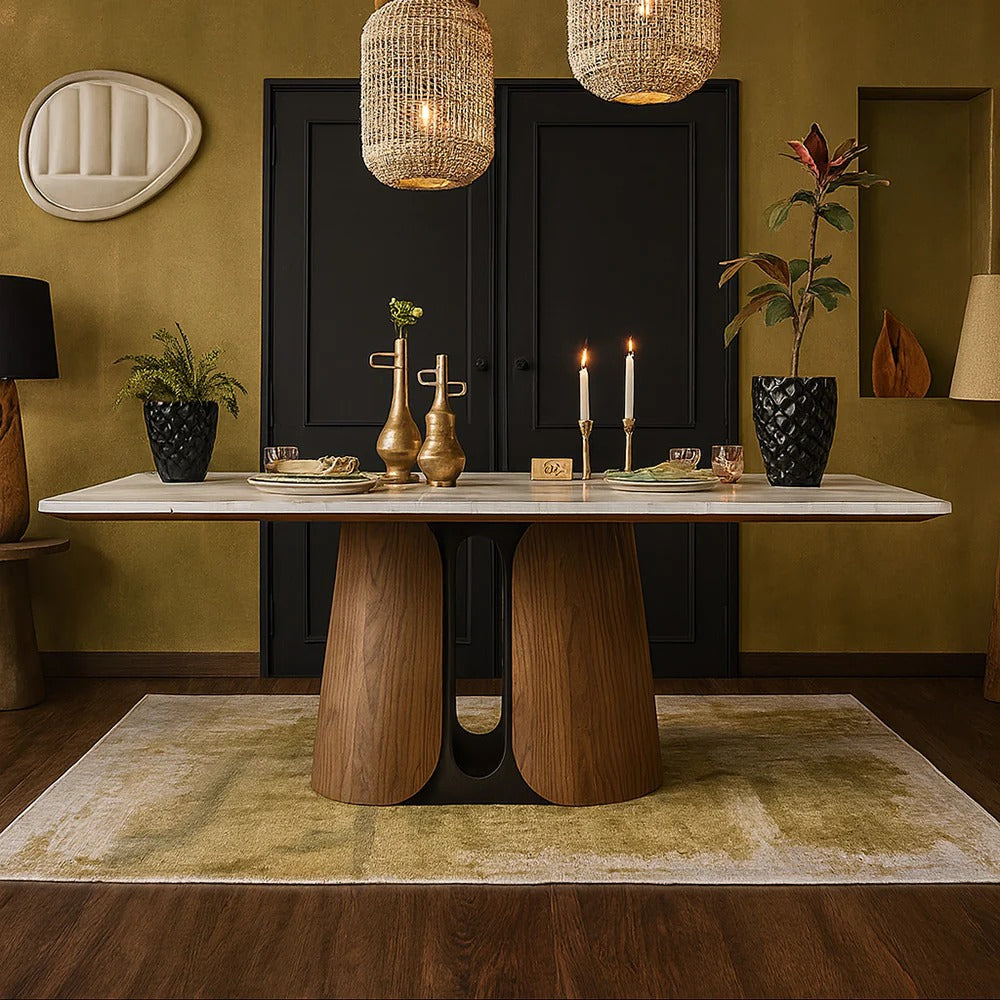 Summit Eight Seater Marble Dining Table