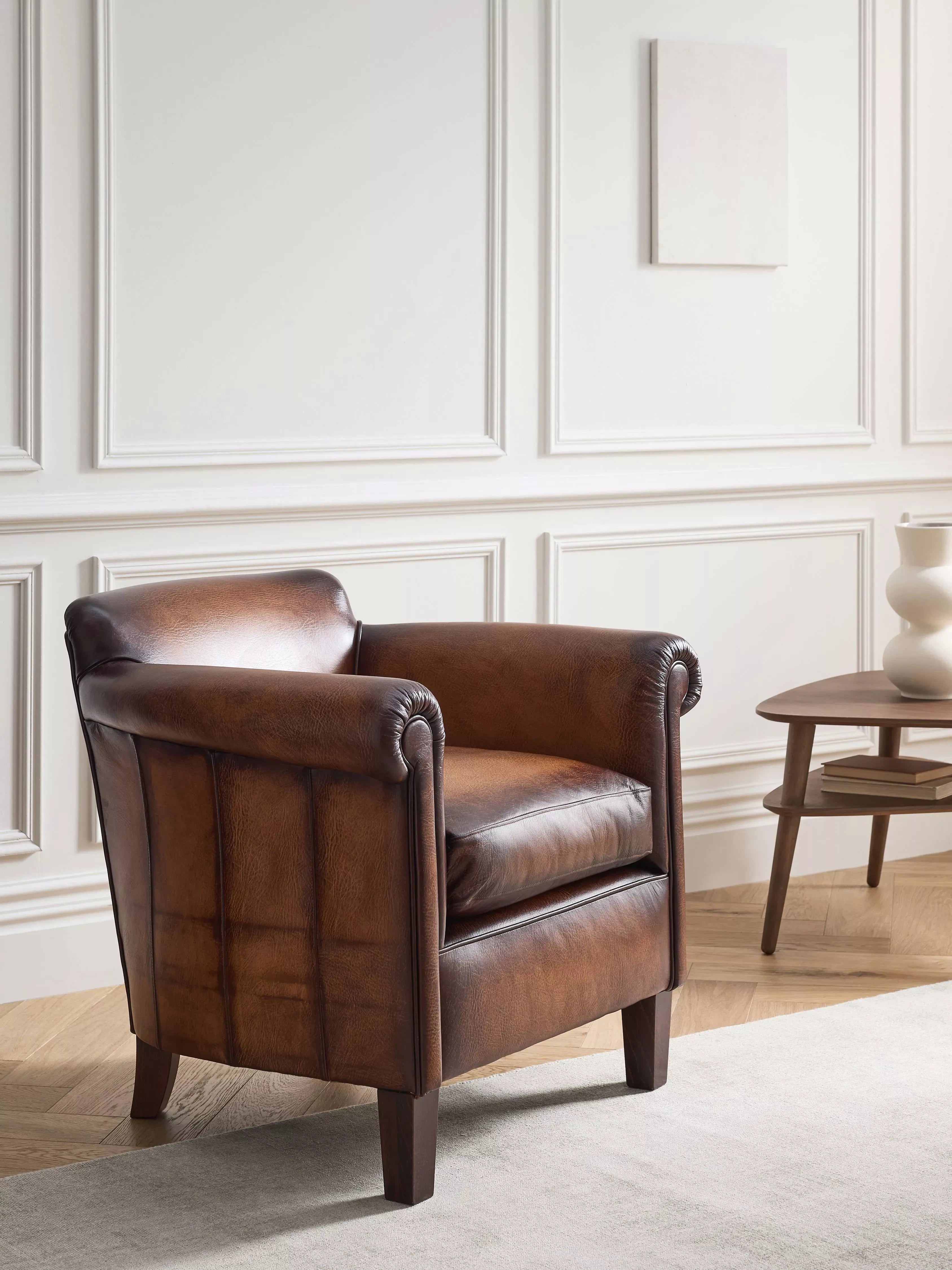 Ellis Rolled Arm Chair