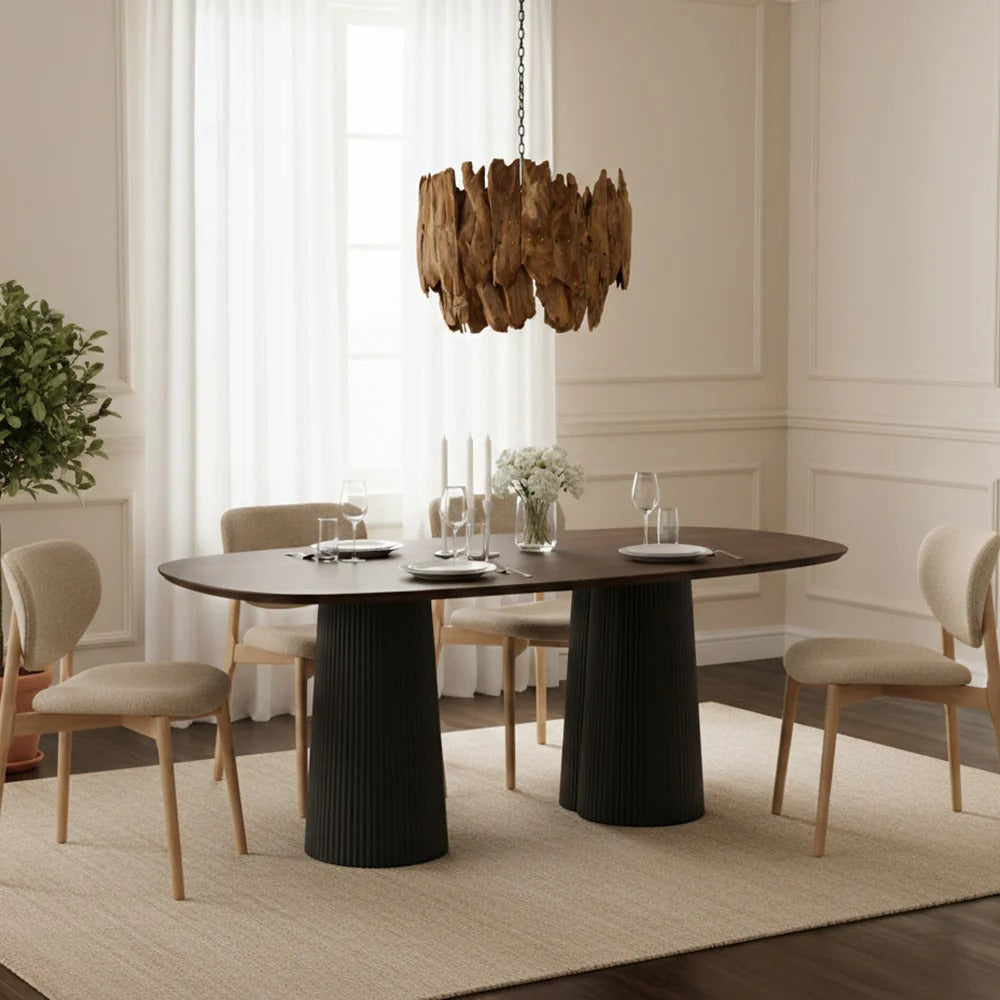 Eclipse Walnut Dining Table