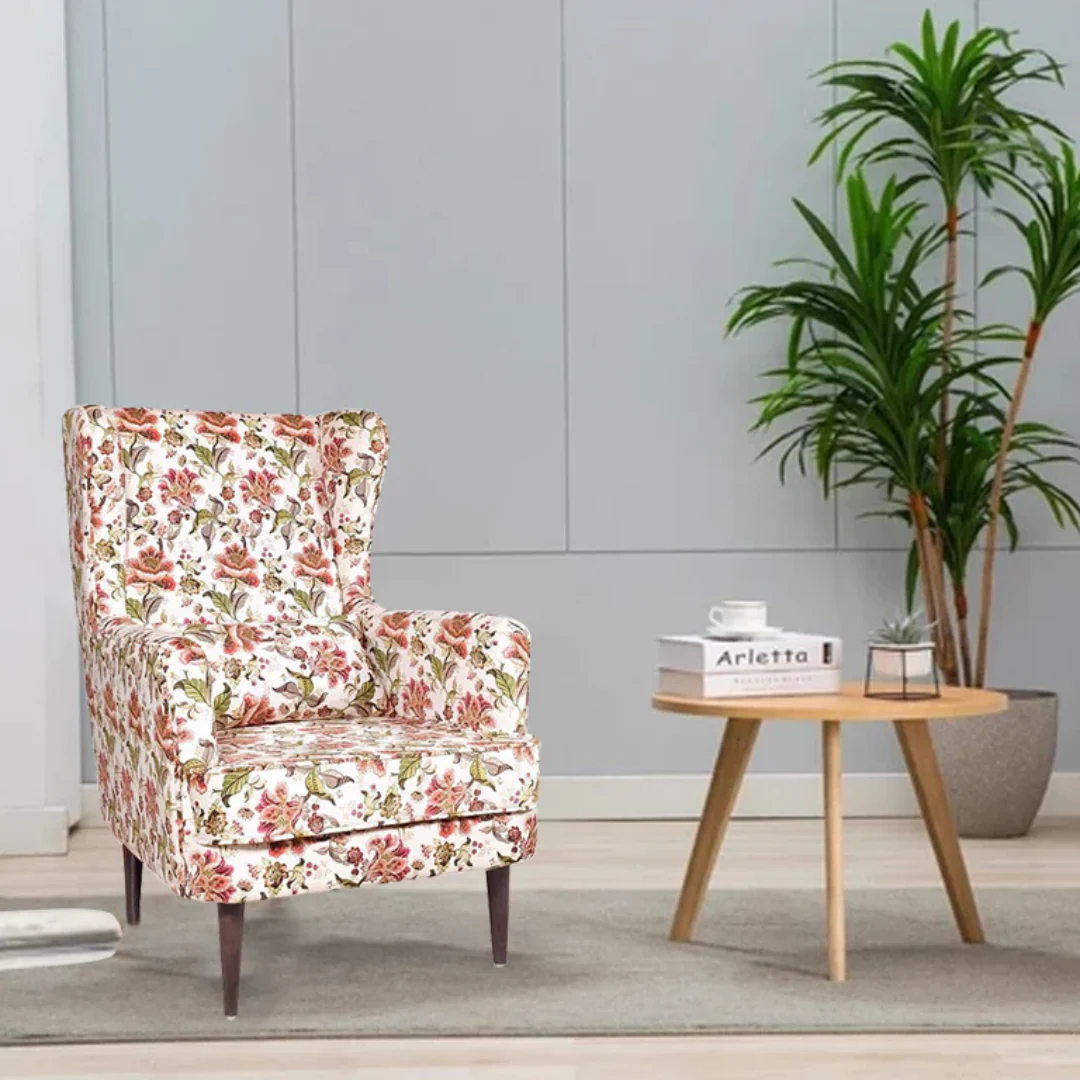 Blossom Whisper Wing Chair