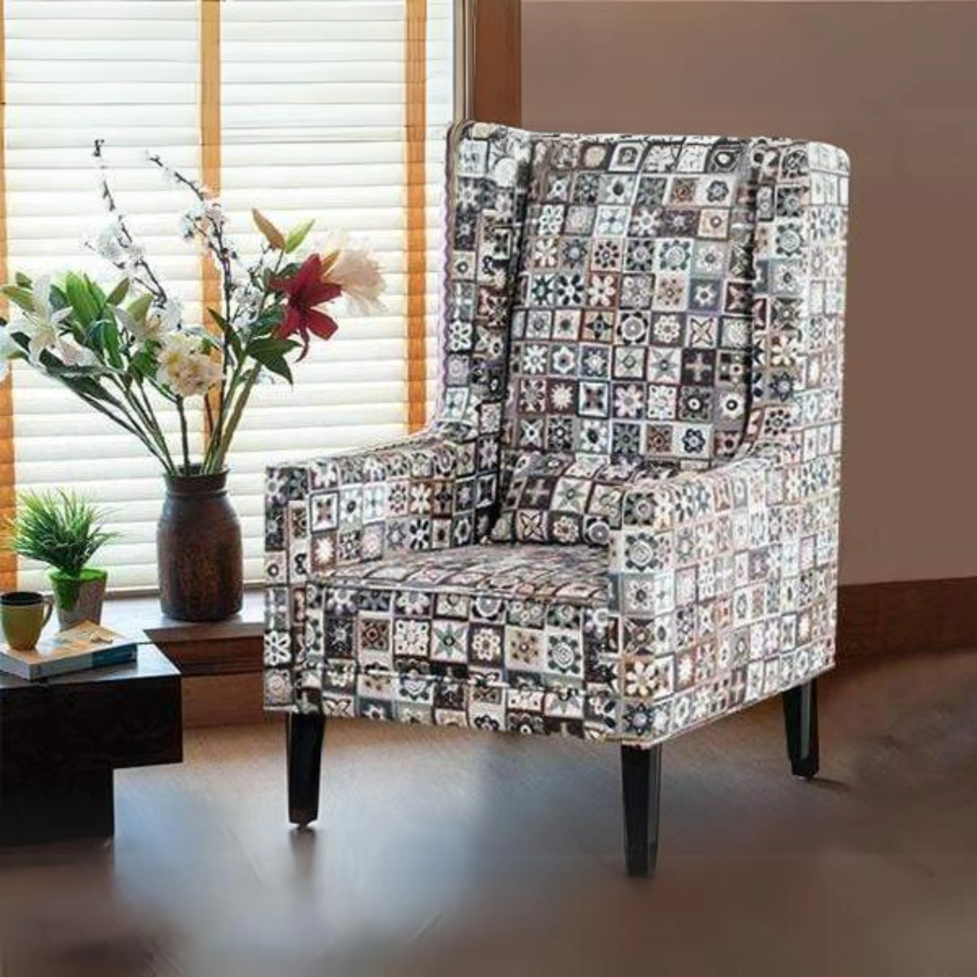 Pattern Nest Wing Lounger