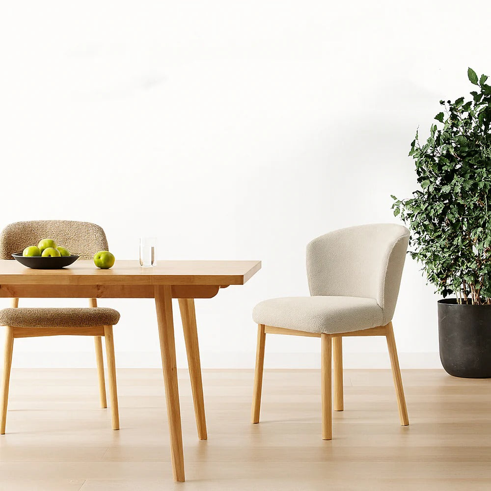 Upholstered Oak Dining Chair