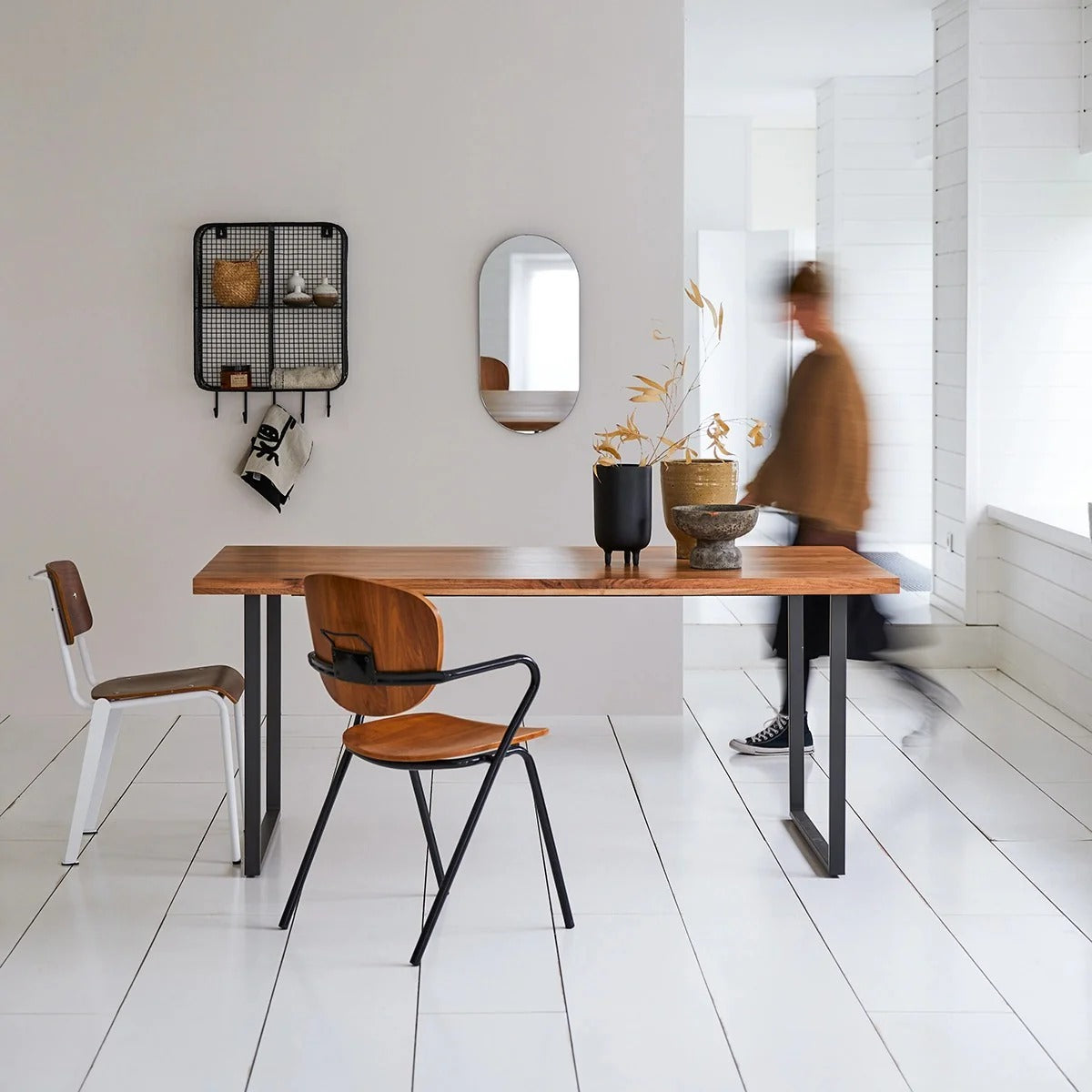 Handcrafted Solid Wood Dining Table