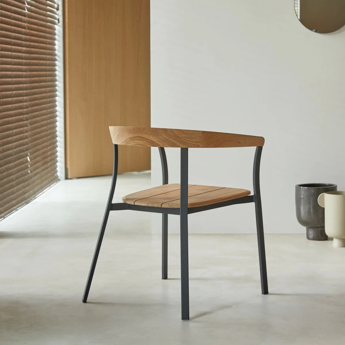 Modern Oak Armchair