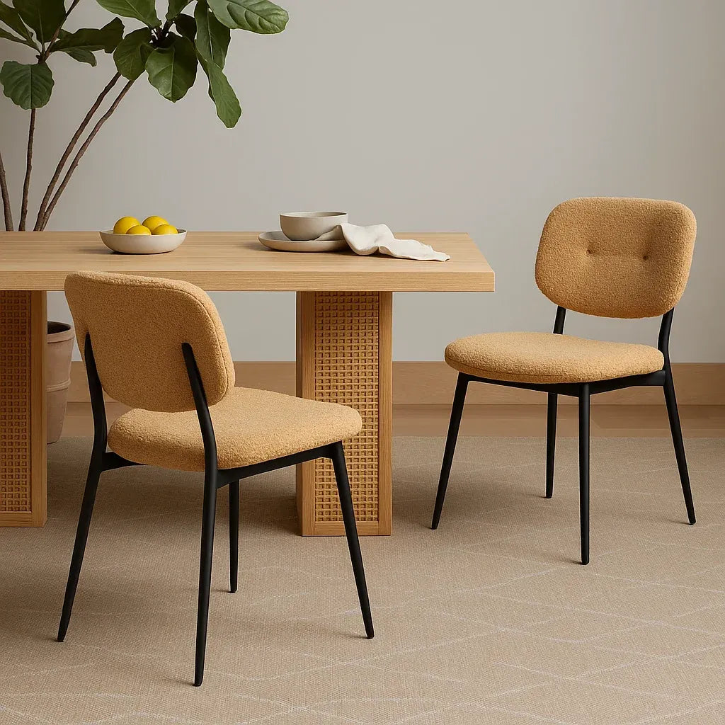 Soft Bouclé Dining Chair