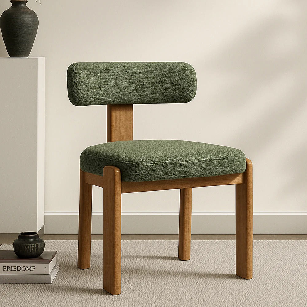 Modern Minimalist Wooden Accent Chair