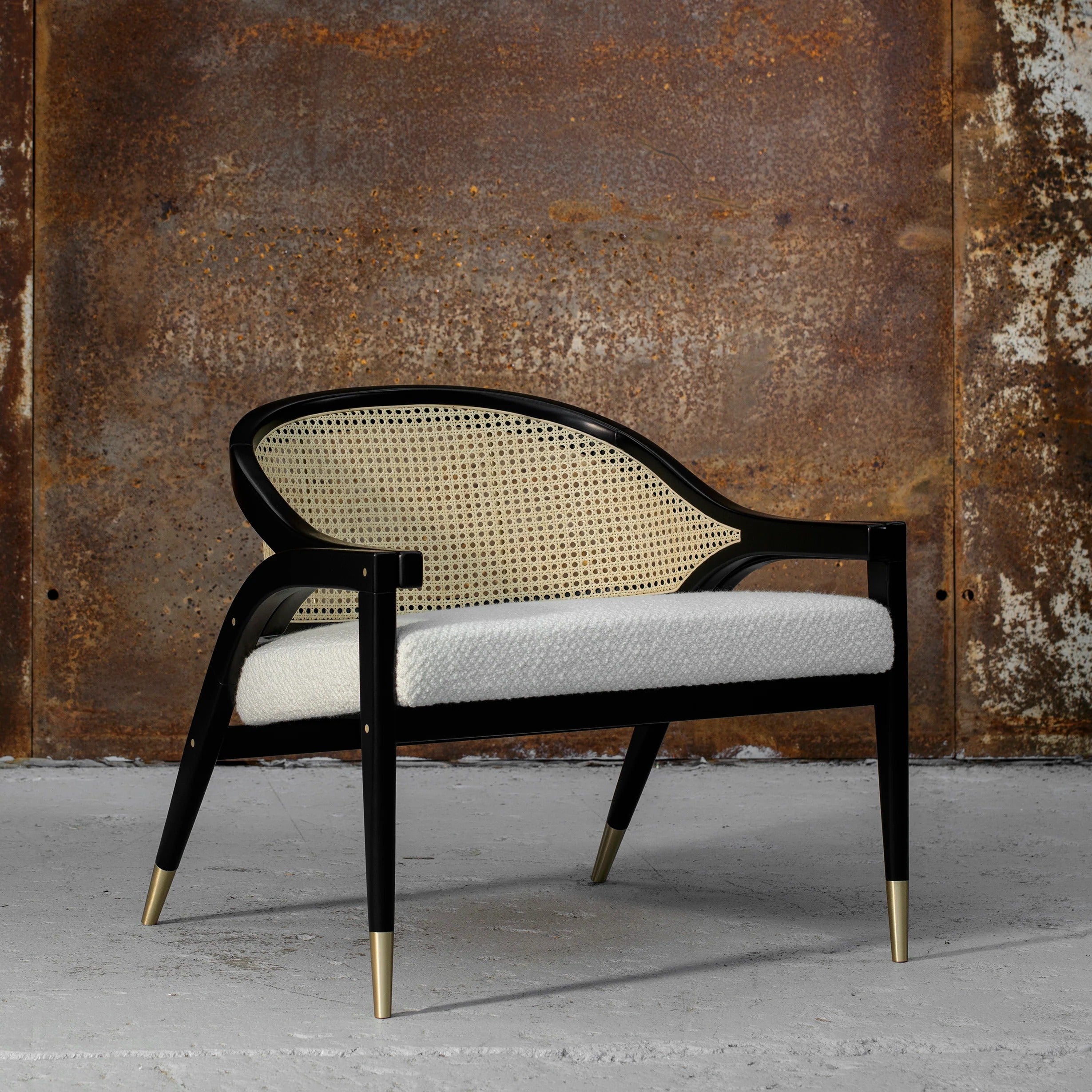 Arlo Cane-Back Lounge Chair