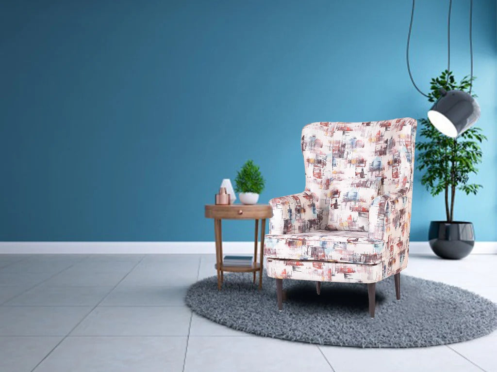 Art Canvas Wing Chair