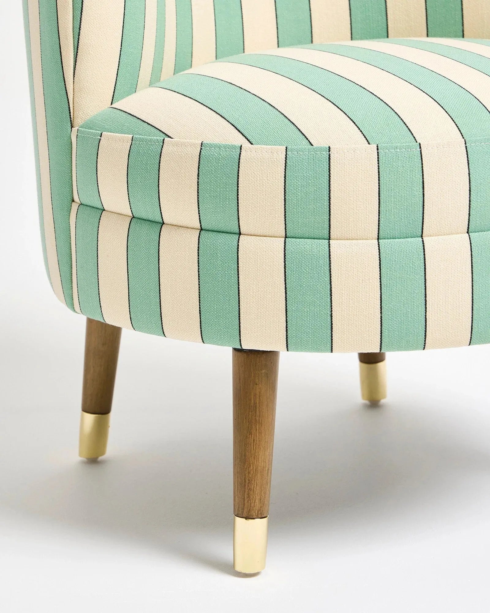 B37 Barrel Accent Chair – Playful Green