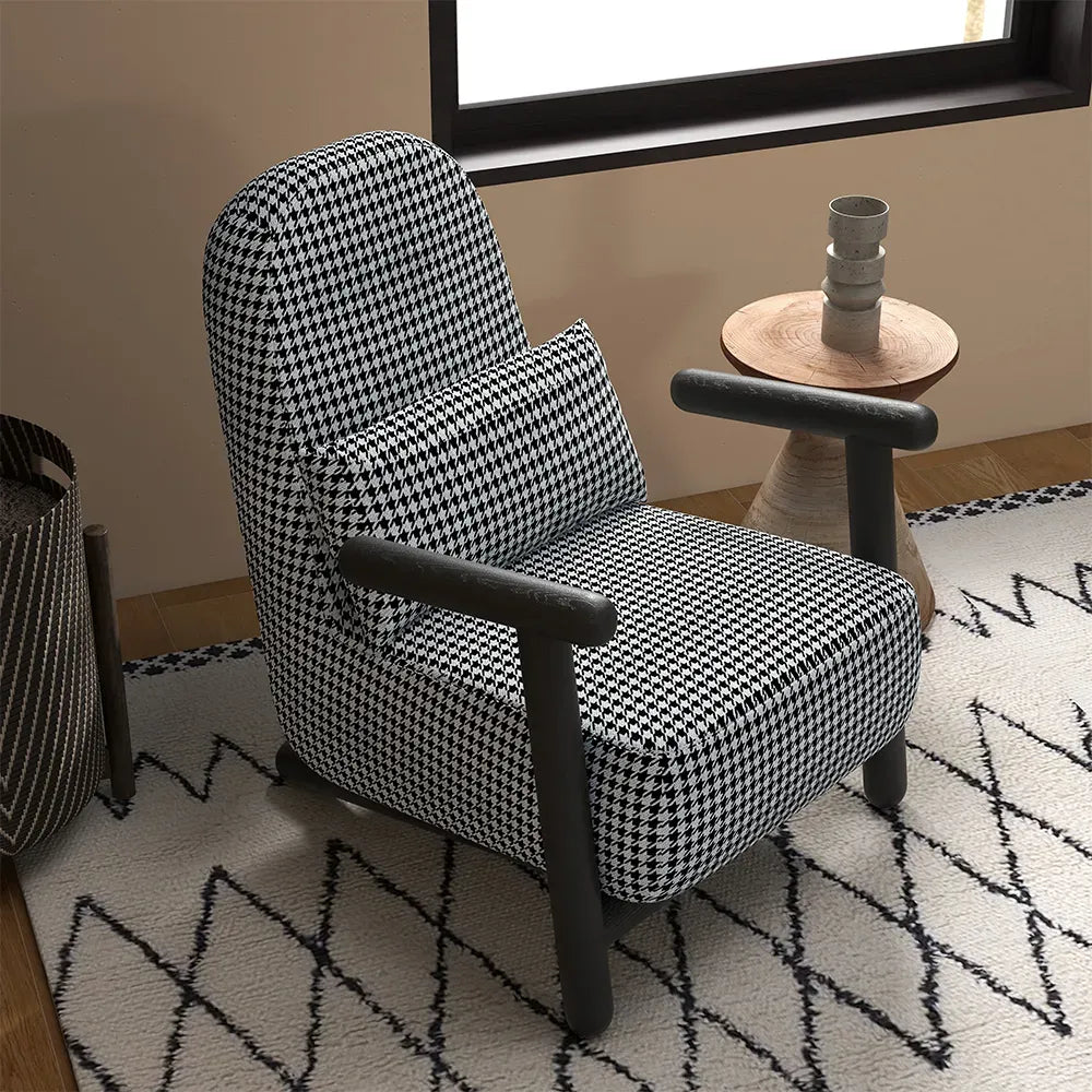 MetroCheck Modern Accent Chair