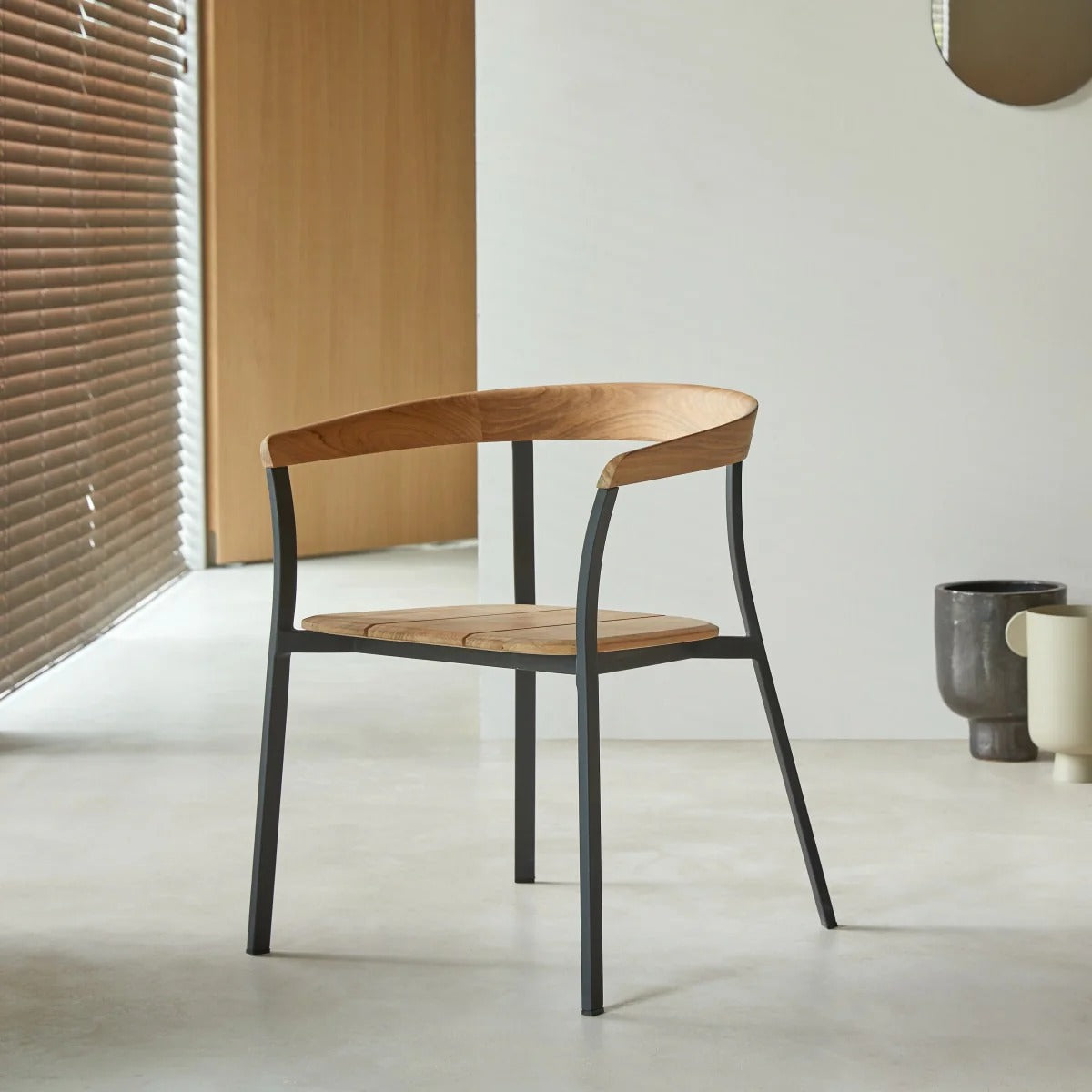 Modern Oak Armchair