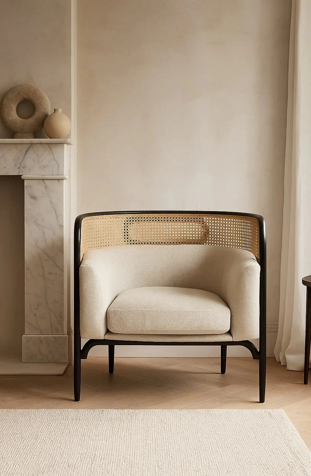 Modern Beige Lounge Chair