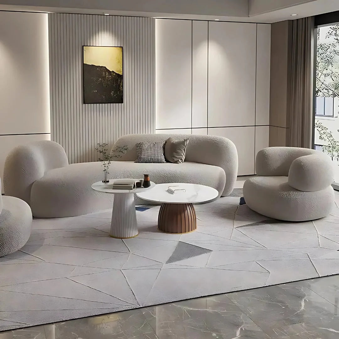 3 Seater Cozy Cloud Curved Sofa