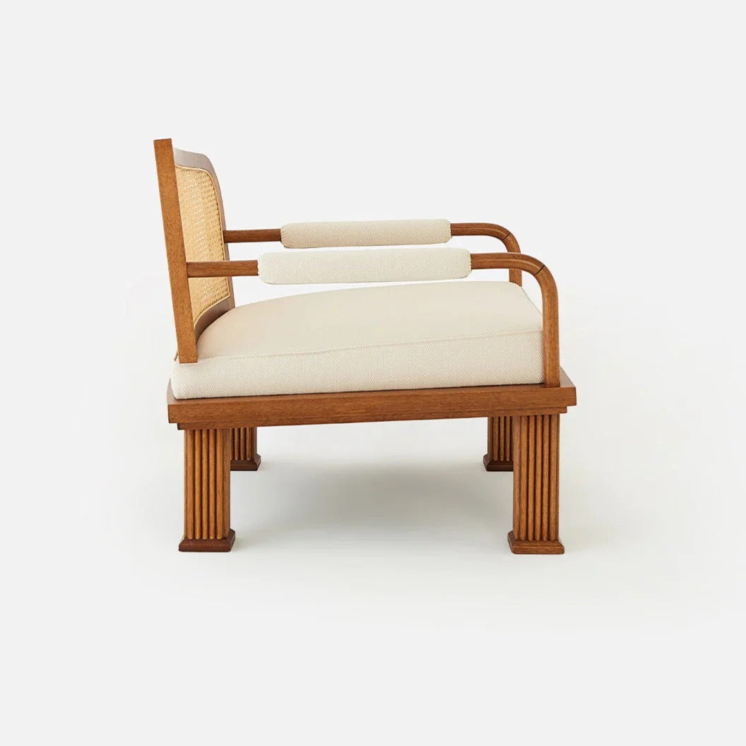 Regal Haven Wooden Armchair