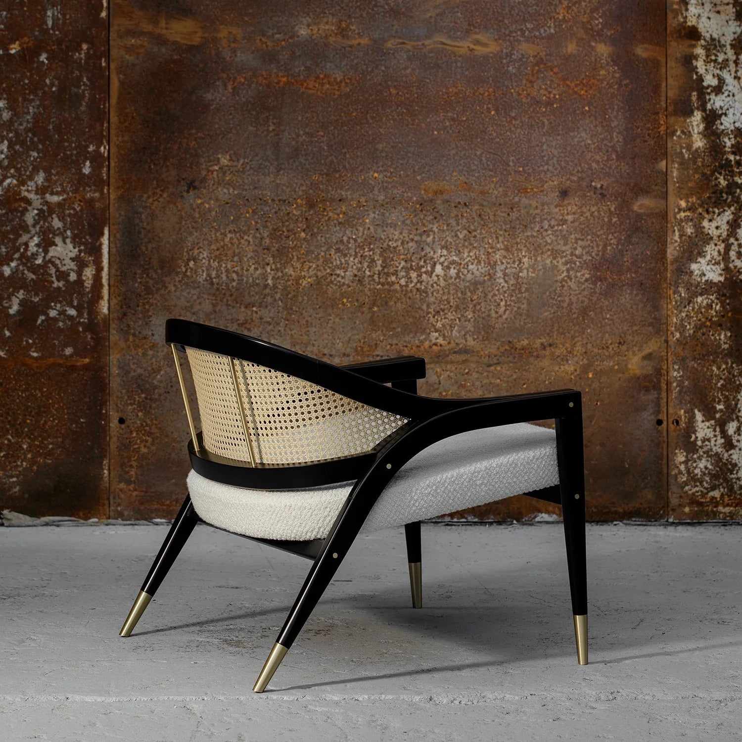Arlo Cane-Back Lounge Chair
