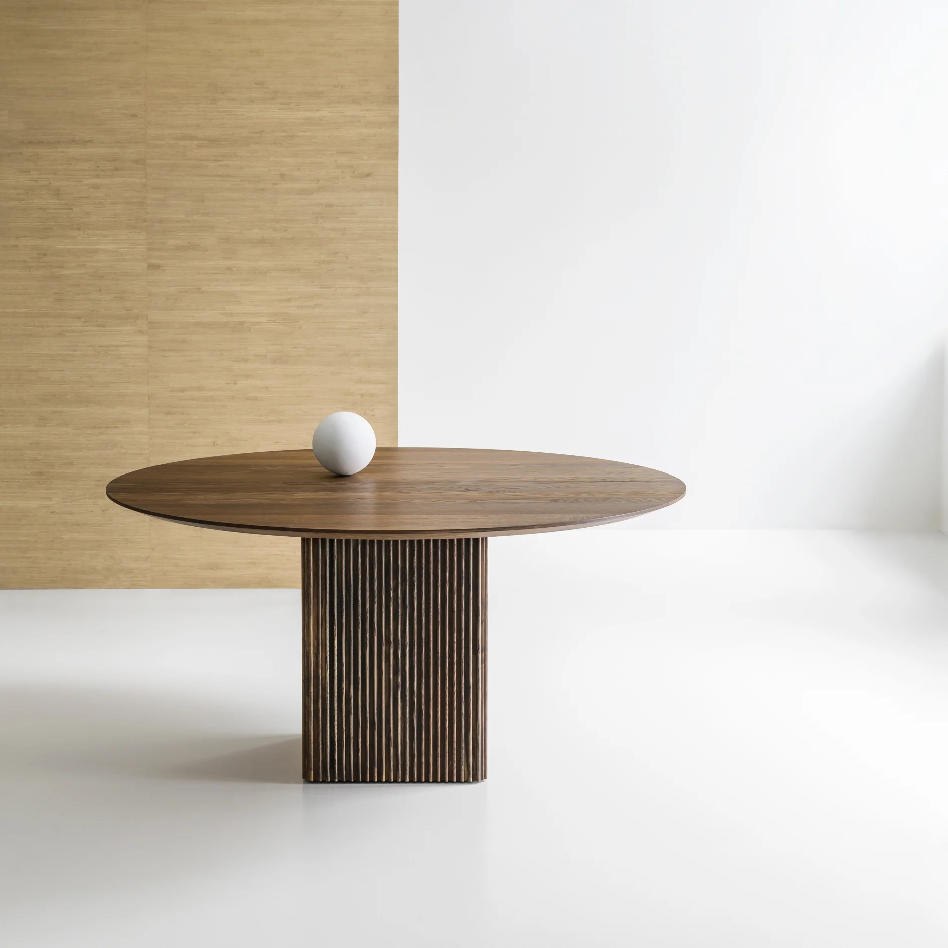 Jordan Ribbed Base Dining Table