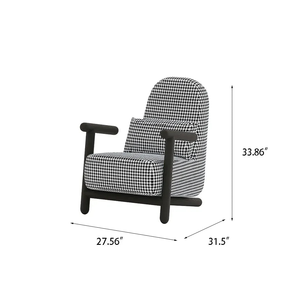 MetroCheck Modern Accent Chair