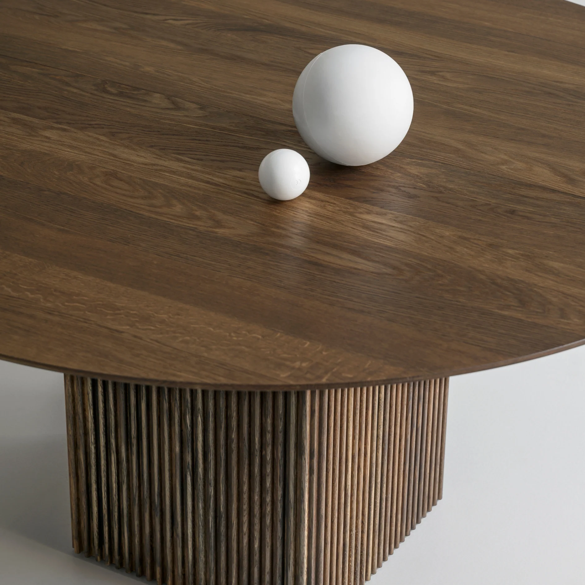 Jordan Ribbed Base Dining Table