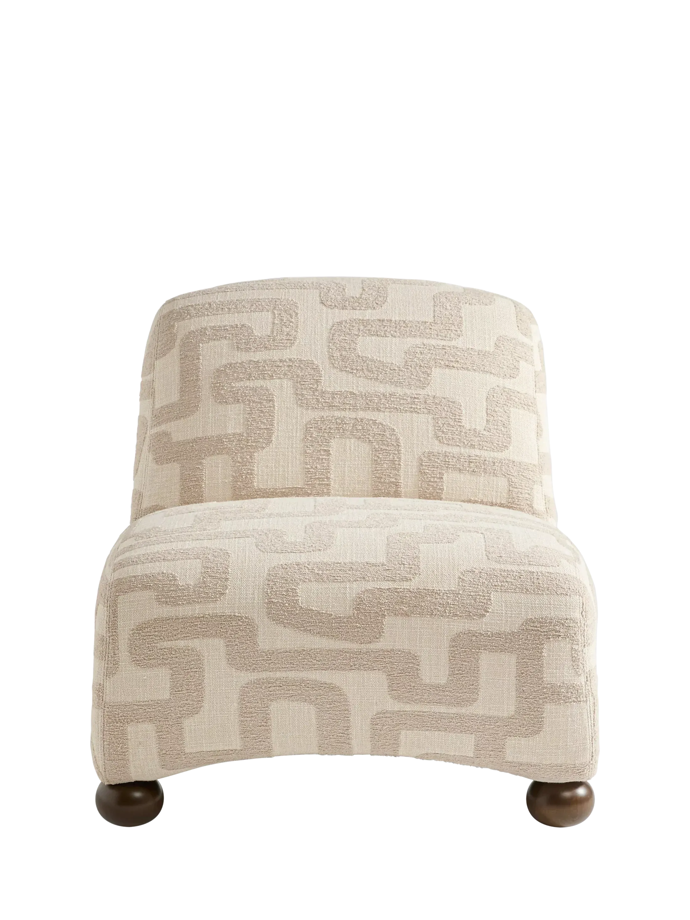 Hollis Modular Accent Chair – Geometric Texture