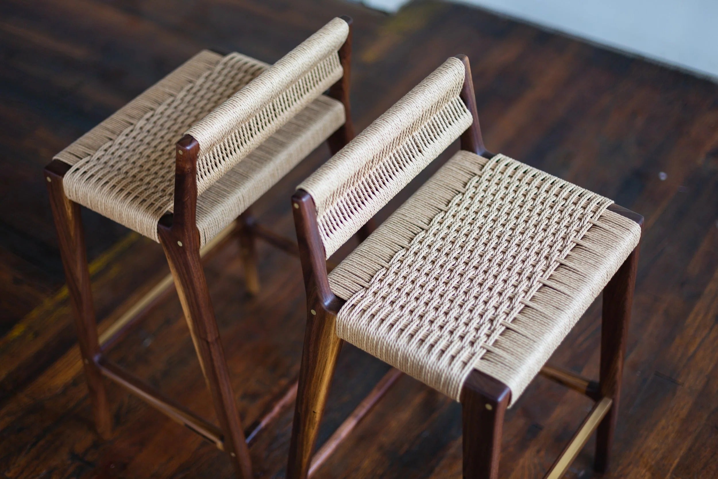 Willow Woven Bar Chair